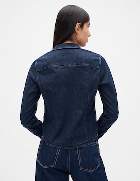 Camisa de algodón manga larga para mujer