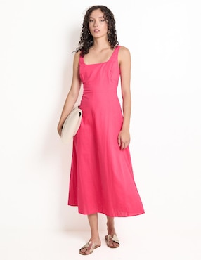 Vestido midi casual para mujer