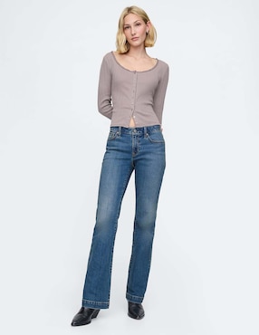 Jeans straight para mujer