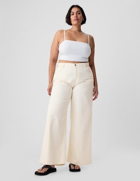 Jeans wide leg para mujer