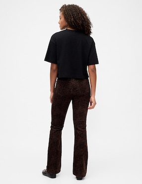 Jeans boot corte cintura para mujer