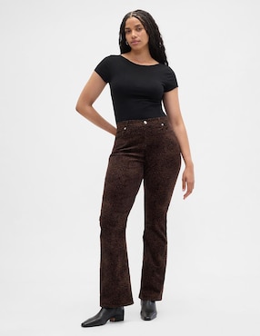 Jeans boot corte cintura para mujer