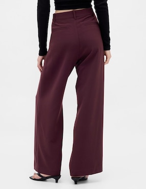 Pantalón de vestir wide leg para mujer
