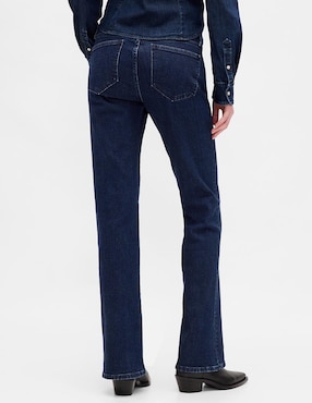 Jeans boot corte cadera para mujer
