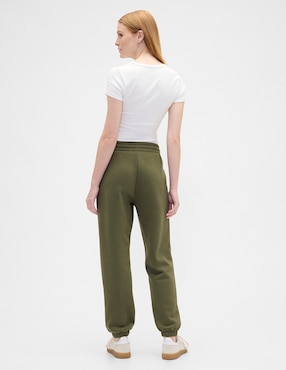 Pants regular con jareta para mujer