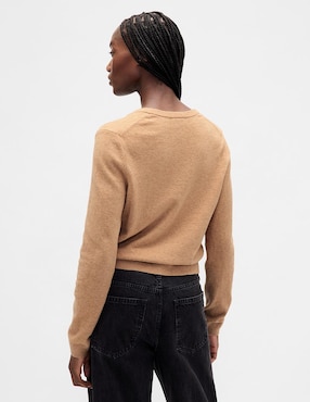 Suéter cuello redondo para mujer