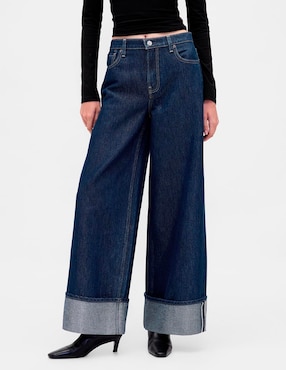 Jeans wide leg para mujer