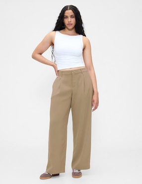Pantalón de vestir straight para mujer