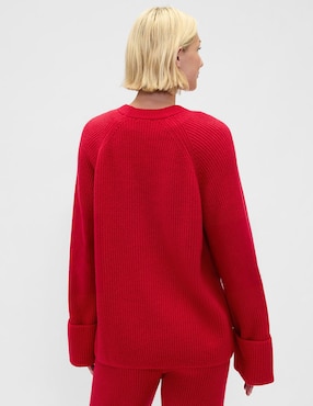 Suéter cuello redondo para mujer
