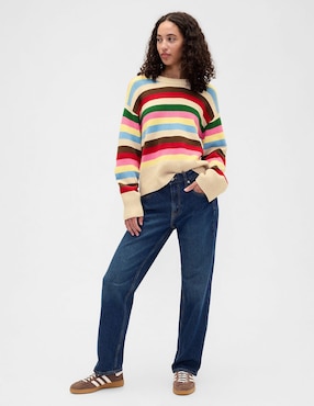 Suéter cuello redondo para mujer