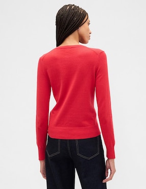 Suéter cuello redondo para mujer