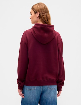 Sudadera con capucha y bolsa para mujer