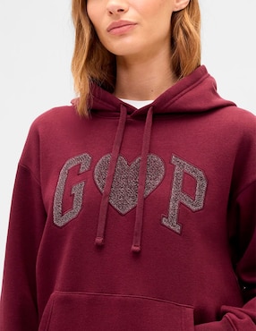 Sudadera con capucha y bolsa para mujer