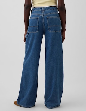 Jeans acampanado baggy para mujer