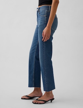 Jeans capri straight para miujer