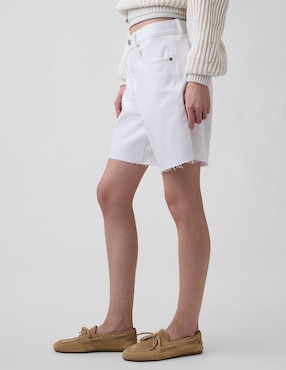 Bermuda de mezclilla para mujer