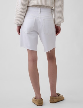 Bermuda de mezclilla para mujer
