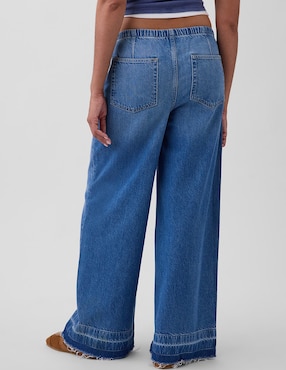 Jeans relaxed wide leg para mujer