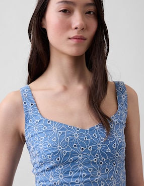 Blusa sin manga para mujer