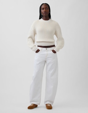 Suéter cuello redondo para mujer