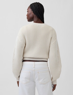 Suéter cuello redondo para mujer