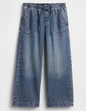 Jeans relaxed loose cintura para mujer
