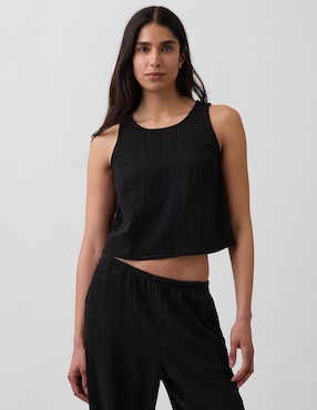 Blusa sin manga para mujer
