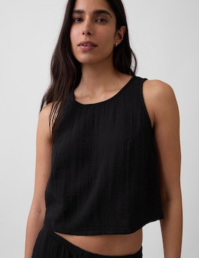 Blusa sin manga para mujer