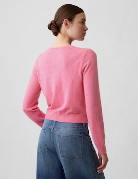 Suéter cuello redondo para mujer