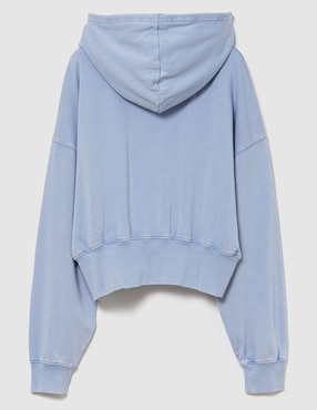 Sudadera con capucha y bolsa para mujer