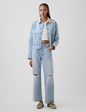 Chamarra denim para mujer
