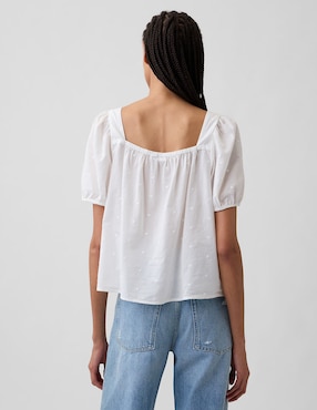 Blusa manga corta para mujer