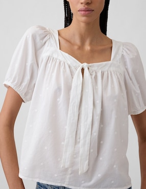 Blusa manga corta para mujer