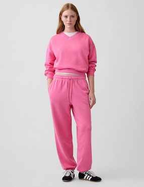 Pants regular con agujeta para mujer