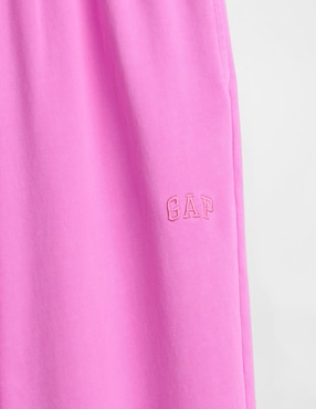Pants regular con elástico para mujer