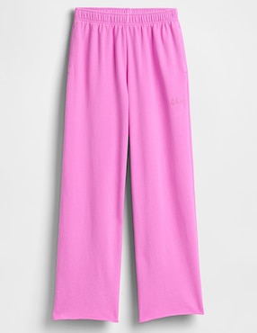 Pants regular con elástico para mujer
