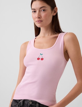 Playera cuello redondo para mujer