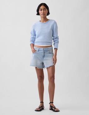 Suéter cuello redondo para mujer