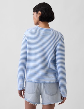 Suéter cuello redondo para mujer
