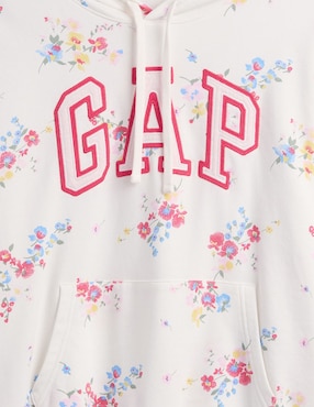 Sudadera con capucha y bolsa para mujer