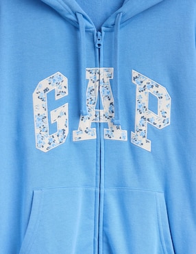 Sudadera con capucha y bolsa para mujer