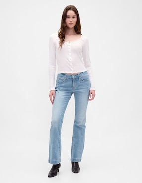 Jeans bota para mujer