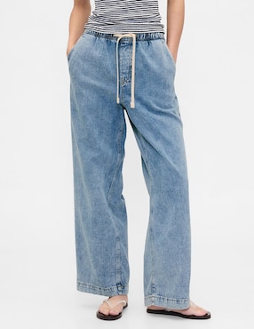 Jeans relaxed wide leg para mujer