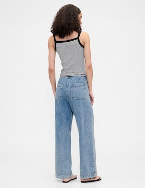 Jeans relaxed wide leg para mujer