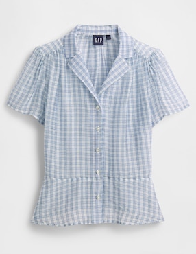 Blusa manga corta para mujer