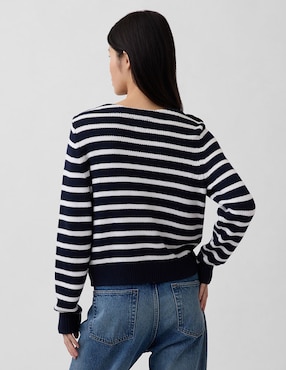 Suéter cuello redondo para mujer