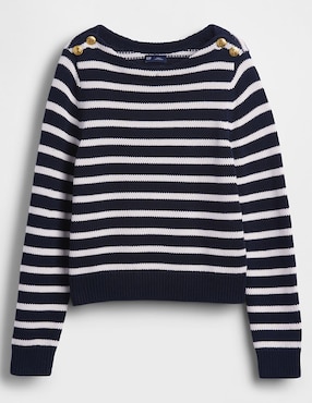 Suéter cuello redondo para mujer