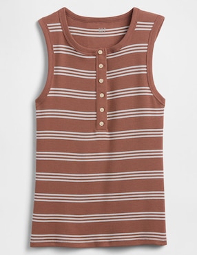 Playera tank cuello redondo para mujer