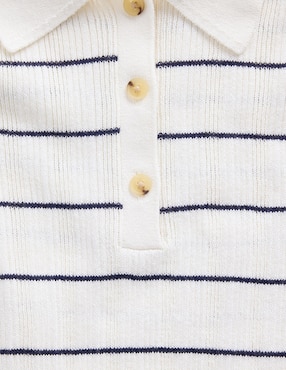 Playera tipo polo para mujer