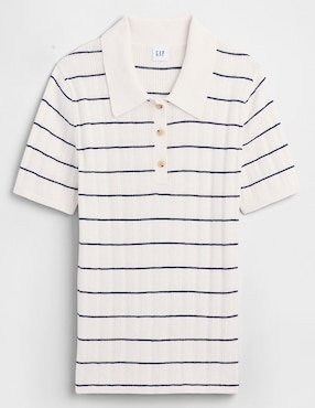 Playera tipo polo para mujer